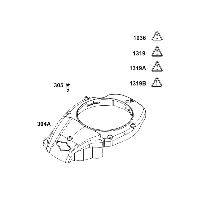 Blower Housing Group Diagram and Parts List for 09P902-0017-H5 020000 - 09Z999 Briggs and Stratton Engine